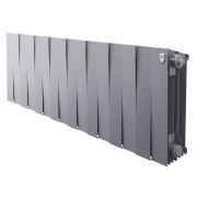 Радиатор биметаллический Royal Thermo PianoForte 300 Серебристый - 16 секц.