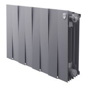 Радиатор биметаллический Royal Thermo PianoForte 300 Серебристый - 8 секц.