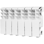 Радиатор алюминиевый ROMMER Plus 200, 6 секций RAL9016