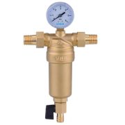 Фильтр VIEIR с манометром 1/2quot; для горячей воды (15/1)
