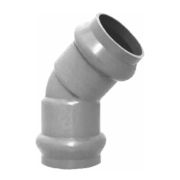 Отвод ХЕМКОР нап. 110*45 двухраструбный