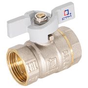 Кран CTM шар. для воды 1quot; г/г бабочка СТАНДАРТ CWFFB001