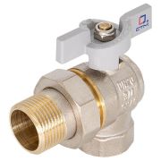 Кран шаровой СTM СТАНДАРТ для воды 1/2quot; с накид. гайкой угловой бабочка