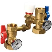 Узел кранов Giacomini с дифференциальным клапаном 1quot; x 1 1/2quot;, R284MY001