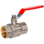Кран шаровой латунный РИДАН BVR-R DN50 PN40 с внутренней резьбой, п/п, ручка