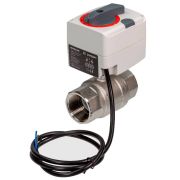 Кран шаровой РИДАН AMZ-112R PN40 DN20 KVS45 Tmax110C Rp3/4 CW617N 2х-ходовой