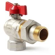 Кран VIEIR шар. с амер. 3/4quot; угловой VER48