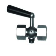 Кран трехходовой ADL под манометр 1/2 PN16 Tmax 200C, MV25-015