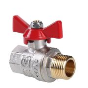 Кран шар. Valtec VT.218.N.06 BASE ВН 1quot; бабочка