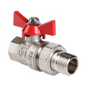 Кран шар. Valtec VT.227.N.07 BASE ВН 1 1/4quot; с американкой бабочка