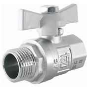 Кран шаровый STI 1/2quot; Н/В бабочка полнопроходной 15