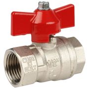 Кран ITAP шаровой муфтовый полнопроходной (бабочка), 1/2, IDEAL 092