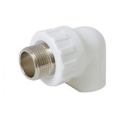 Угольник MeerPlast PPRC 20х1/2 НР белый (1/10/110)