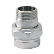 Соединитель VIEIR прямой, разъемный (американка), под прокладку ВН 3/4quot; никел. HJKN44