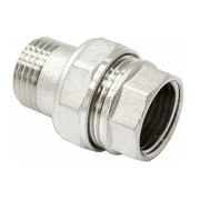 Соединение STI прямое 3/4quot; никелированный