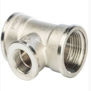 Тройник STOUT ВВ переходной никелированный 1quot;X1/2X1quot; SFT-0022-001121