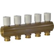 Коллектор Giacomini с термостатическими клапанами 1 1/4quot; x 18 /5, R553VY025