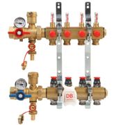 Комплект коллекторного узла Giacomini с динамич. регулир. расхода 1quot; x 18 /11, R553FKDB111