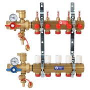 Комплект коллекторного узла Giacomini с расходомерами 1quot; x 18 /2, R553FK102