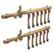 Узел коллекторный Giacomini водоснабжения этажный 1 1/4quot; x 3/4quot; /2 зоны, GE550Y252