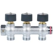 Коллектор распределительный REHAU с плавной регулировкой G 3/4 3 отвода G 3/4