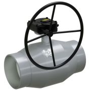 Кран шаровой стальной приварной LD Ду150 Ру25 полнопроходной, с редуктором