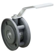 Кран шаровой стальной межфланцевый LD Стриж Ду65 Ру16 оцинкованный, полнопроходной