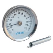 Термометр ViEiR накладной с пружиной d-63мм YL17