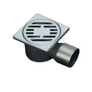 Трап VIEIR душевой с сухим затвором горизонт. 100х100 мм VERA10L (40)