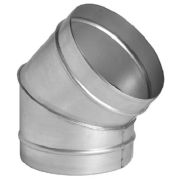 Отвод АВК 45 гр. d125 0,5 оц.