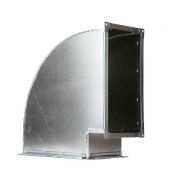 Отвод ЕВРОВЕНТ (Пр) 90-300х200 (оц.ст.0.7/R20)