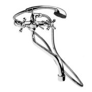 Смеситель МИРАЖ д/ванной 1/2quot; кер. шар. переключение, пласт. мах. TYE-1090 (20/1) Арт. TY-144P