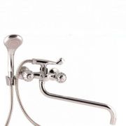 Смеситель БЕЛЫЕ КОЛОДЕЗИ д/ванной 1/2quot; кер., картр.переключ., корпус люкс TYE-1034 (20/1)Арт.TY-1011