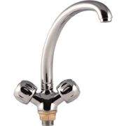 Смеситель БЕЛЫЕ КОЛОДЕЗИ д/кухни 1/2quot; кер. п/гайку, корпус и гусак люкс TYE-1030 (10/1) TY1080