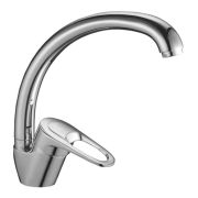 Смеситель АМУР д/кухни 40 мм quot;уткаquot;, п/г, корпус хром, L5014 (10) Арт. BR2010-01(L5014)