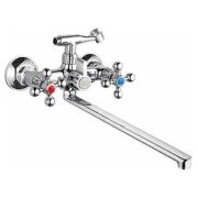 Смеситель Ligeya для душа двуручный универс. с плоским изливом 40F и переключателем, L2361