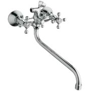 Смеситель Ligeya для душа двуручный универс. с круглым изливом и переключателем, S22-065