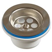 Выпуск ОРИО для раковины 1 1/2 с нержавеющей сеткой А-4004-02 (1/50)