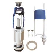 Арматура для бачка Уклад 69.57.14.3 кноп/унив/нижн.подв./хр (А 105.57.14.03) (20)