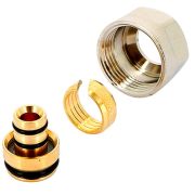 Соединитель Uni-Fitt обжим-В 16(2.0)х3/4quot; ЕК, для коллекторов серии 40X и 42X