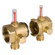 Элемент модульного коллектора Giacomini кр., с расходомером 1quot; x 18 x DN32 (2), R53MTY006