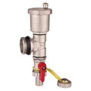 Тройник коллекторный VIEIR 3/4quot; в сборе (тройник, воздухоотв. дренажный кран) арт. VR1107