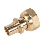 Муфта Royal Thermo ritable N аксиальная с нак.гайкой, латунь, 20х3/4