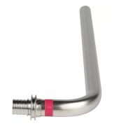 Трубка REHAU из нержавеющей стали для подключения радиатора, Г-образная 20/250 NEW 11096681001