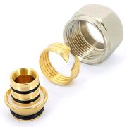 Соединитель Uni-Fitt обжим-В 16(2.0)х3/4quot;ЕК