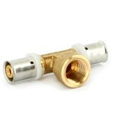 Тройник Uni-Fitt пресс-В 20х3/4quot;х20