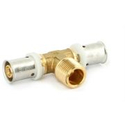 Тройник Uni-Fitt пресс-Н 20х1/2quot;х20