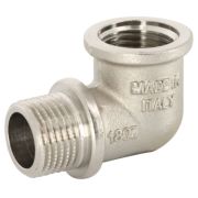 Угол Uni-Fitt НВ 3/4quot; с упором, никелированный