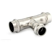 Тройник Uni-Fitt пресс 35х28х35 нерж. ст.