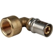 Угольник-переходник с внутренней резьбой 1/2quot;х16 для металлопластиковых труб прессовой, SFP-0010-001